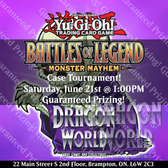 06/21 @ 1:00 pm Monster Mayhem Case Event!